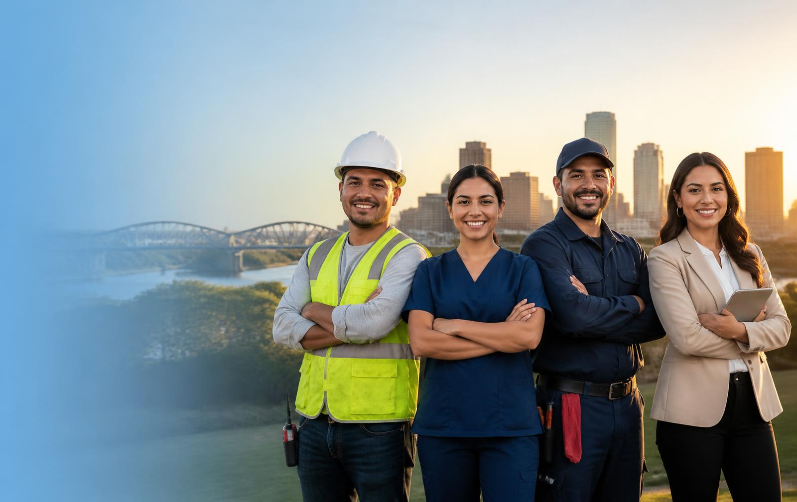Construction, healthcare, trade and office professionals in Memphis